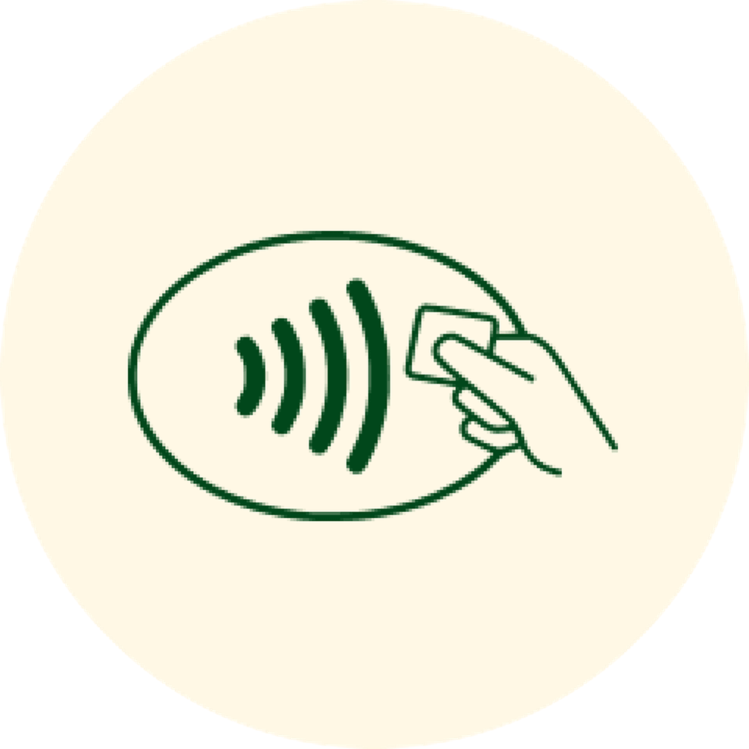 Paga acercando el celular a la terminal