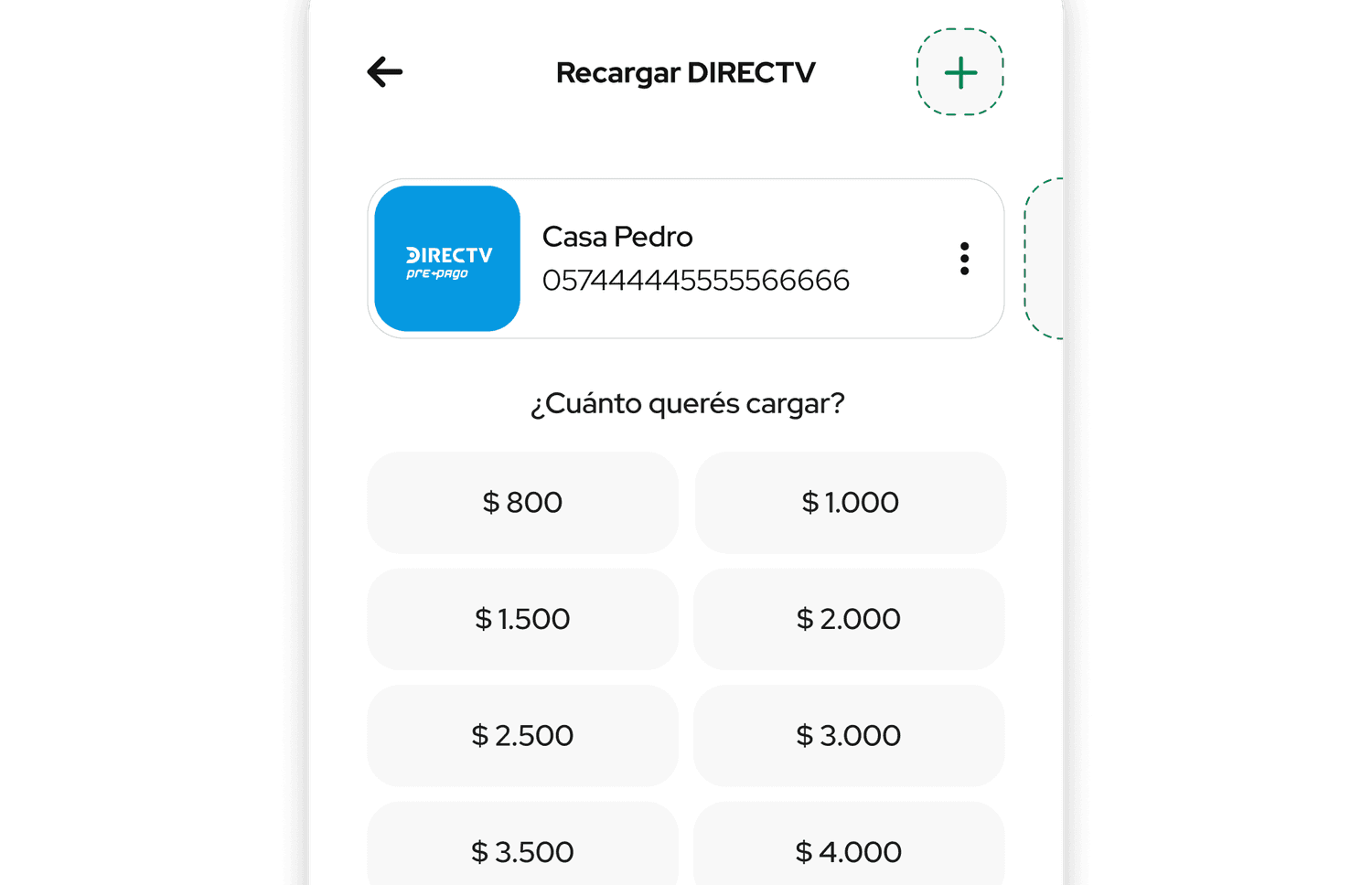 monto direc tv